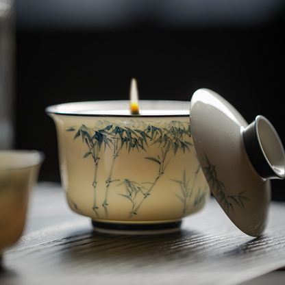 Bamboo Incense Burner - Perfect for Gaiwan Tea Sets and Aromatherapy- HeritEdge｜Cultural Craft Gifts Boutique
