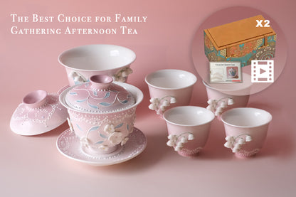 Lily of the Valley Aromatherapy Ceramic Handmade Teaware