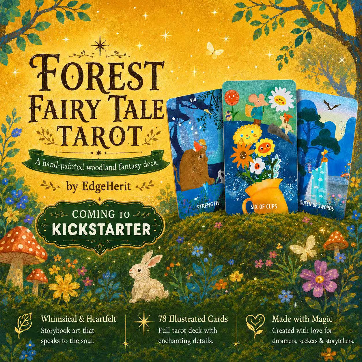 Forest Fairy Tale Tarot｜by illustrator AlphaLay