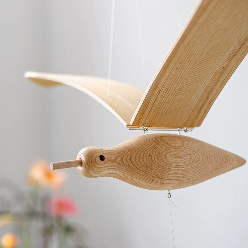 Flying Seagull (Wooden Art)