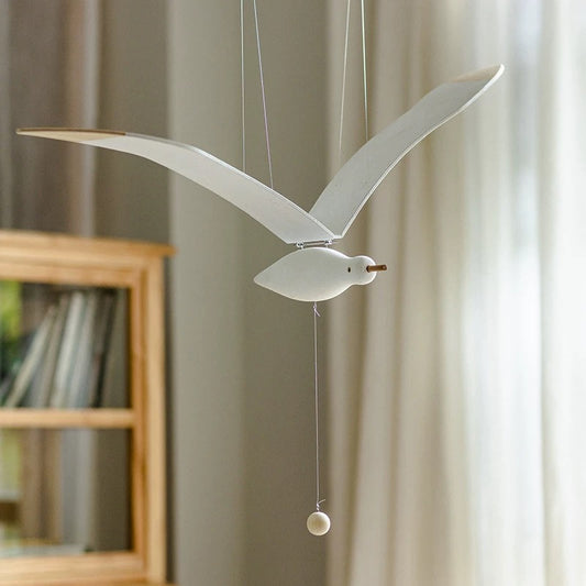 Flying Seagull (Wooden Art)