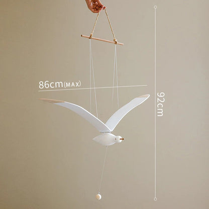 Flying Seagull (Wooden Art)