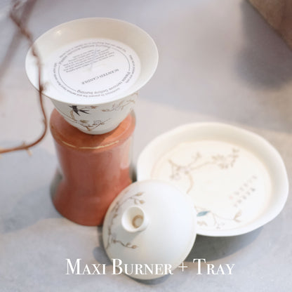 Lark Incense Burner - Perfect for Gaiwan Tea Sets and Aromatherapy - HeritEdge｜Cultural Craft Gifts Boutique