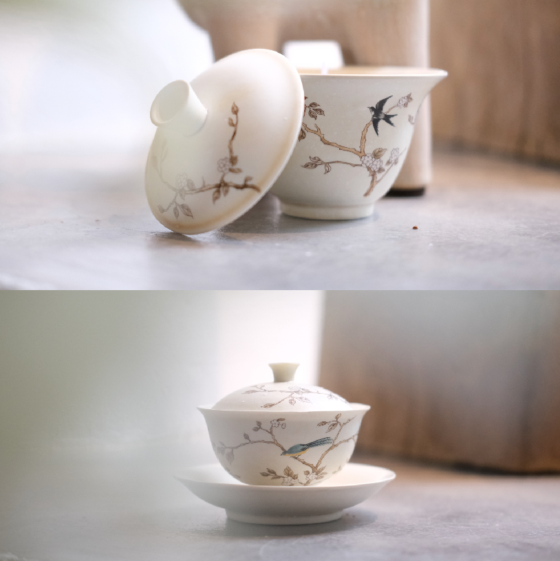 Lark Incense Burner - Perfect for Gaiwan Tea Sets and Aromatherapy - HeritEdge｜Cultural Craft Gifts Boutique