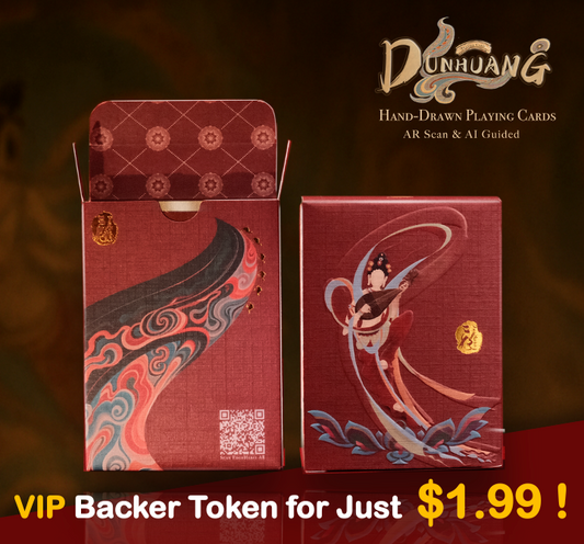 VIP Backer Token｜Dunhuang Flying Apsaras Playing Cards For Kickstarter