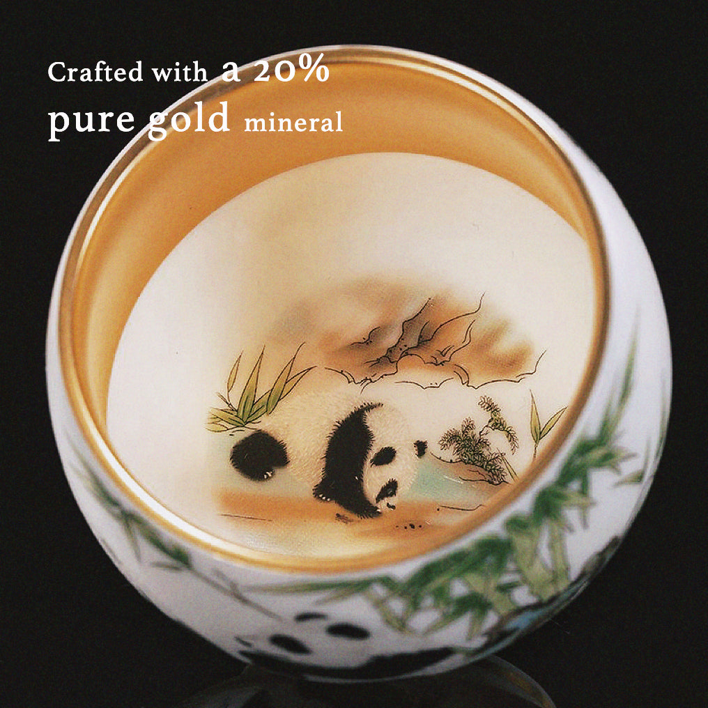 Gold-Plated Panda Cup