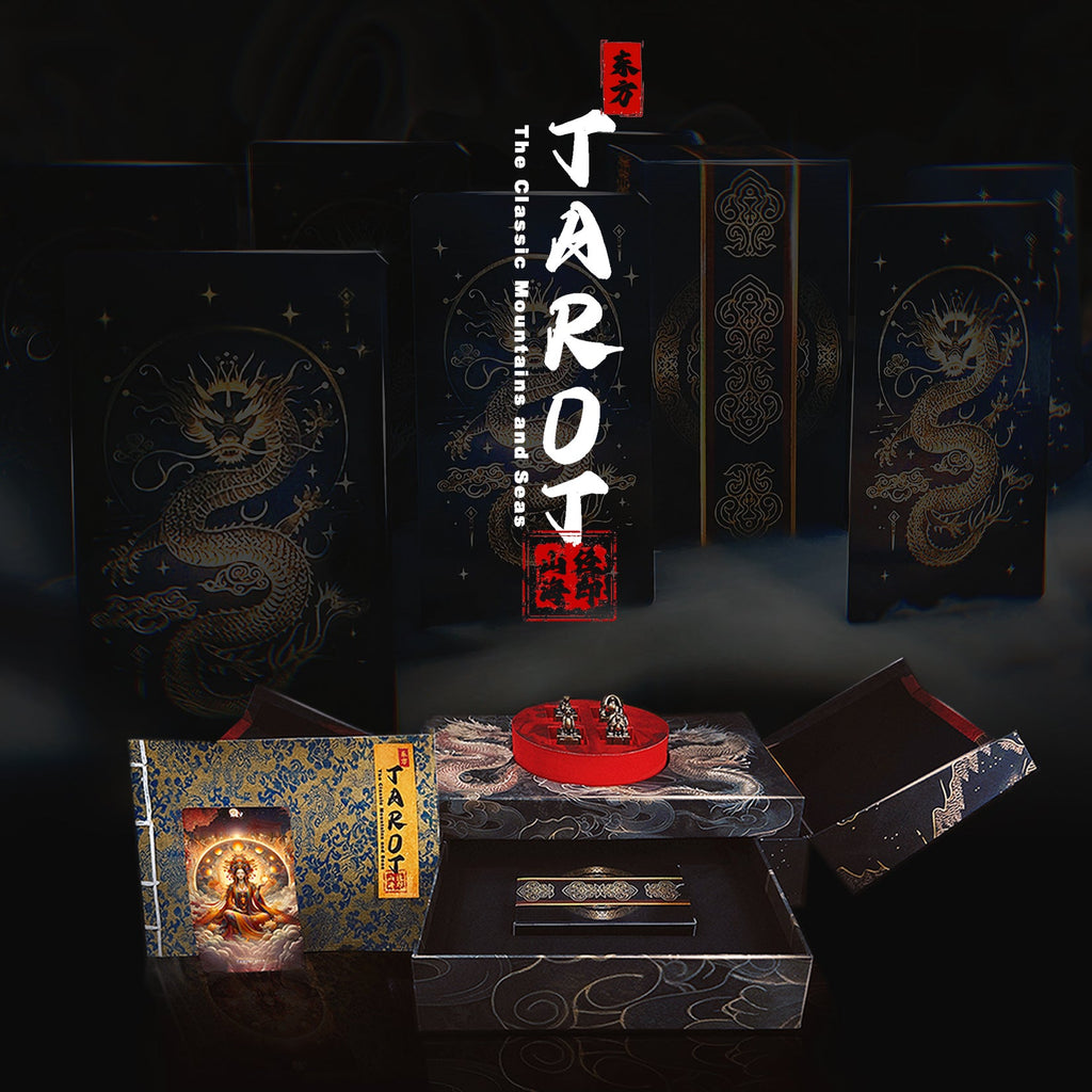 The Classic Mountains and Seas Tarot Deck inspired by Shan Hai Jing