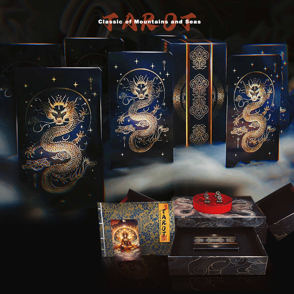 The Classic Mountains and Seas Tarot Deck inspired by Shan Hai Jing