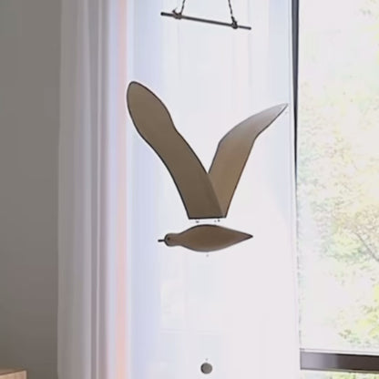 Flying Seagull (Wooden Art)